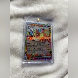 Japanese Flareon EX Pokemon Card